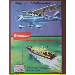 Prospekt Graupner Flug- und Schiffsmodellbau (1961)