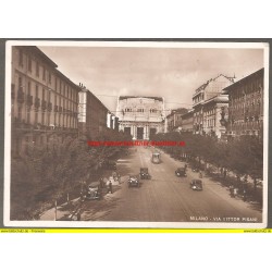 AK - Milano - Via Vittor Pisani - 1937 (I) 