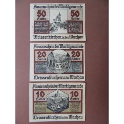 Kassenschein der Marktgemeinde Weißenkirchen / Wachau (NÖ)