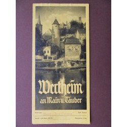 Prospekt Wertheim an Main u. Tauber 1937 (BW) 