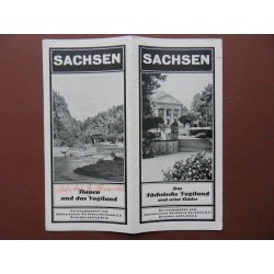 Prospekt Sachsen - Das sächs. Vogtland und seine Bäder (30er Jahre)