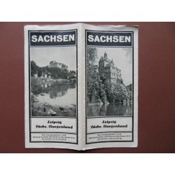Prospekt Sachsen Leipzig sächs. Burgenland (30er Jahre)
