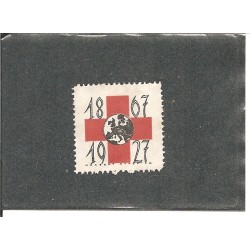 Werbemarke / Reklamemarke - Rotes Kreuz 1867 - 1927