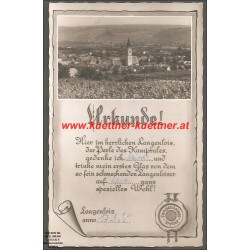 AK - Langenlois - Urkunde - 1963 (NÖ) 
