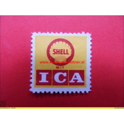 Werbemarke - Shell - mit ICA (50er Jahre)