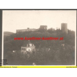 Foto - Burgruine Gars-Thunau - 30er Jahre (8,5cm x 11cm) 