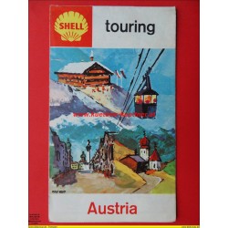 Shell Touring Karte Österreich (1965)  