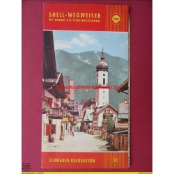 Shell - Wegweiser 10 Schwaben -  Oberbayern