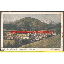 AK - Mariazell mit Gemeindealpe u. Ötscher (Stmk) 
