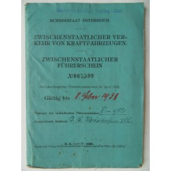 Zwischenstaatlicher Führerschein (1937)