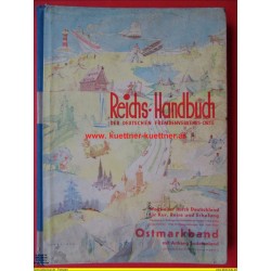 Reichs-Handbuch der Deutschen Fremdenverkehrs-Orte - Ostmarkband mit Sudetenland