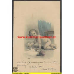 AK - Zur lieben Erinnerung an Deinen ersten Geburtstag (1902)
