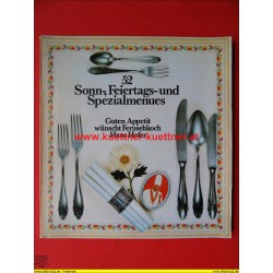 Hans Hofer - 52 Sonn-, Feiertags- und Spezialmenues (1972)