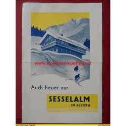 Prospekt Sesselalm im Allgäu (1936)