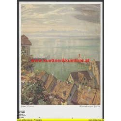 AK - H. Dieter - Blick auf den Meersburger Hafen (BW)