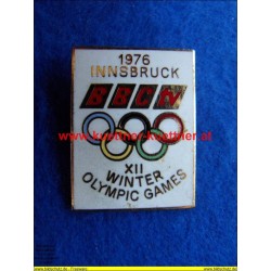 Anstecker Olympia 1976 Innsbruck / BBC tv