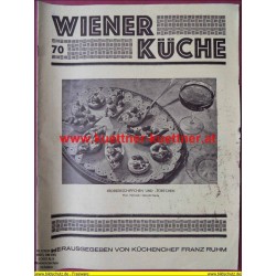 Illustrierte Monatsschrift Wiener Küche 6. Jg, Nr. 70, August 1936