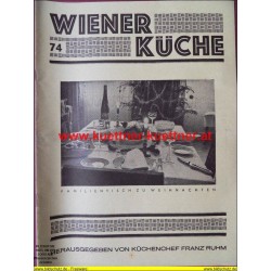 Illustrierte Monatsschrift Wiener Küche 7. Jg, Nr. 74, Dezember 1936