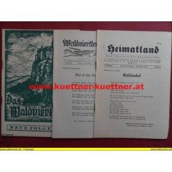 Das Waldviertel 5. Jahrg. / Nov. - Dez. 1956 / Folge 11-12 mit Waldviertler Heimat u. Heimatland