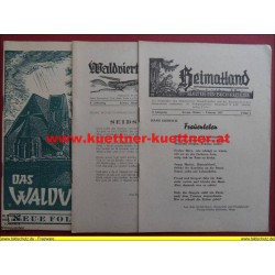 Das Waldviertel 6. Jahrg. / Jan. - Feb. 1957 / Folge 1-2 mit Waldviertler Heimat u. Heimatland