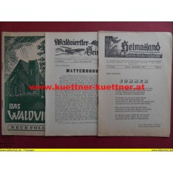 Das Waldviertel 6. Jahrg. / Juli-Aug. 1957 / Folge 7-8 mit Waldviertler Heimat u. Heimatland