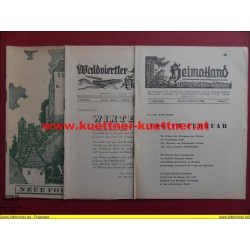 Das Waldviertel 7. Jahrg. / Jan.-Feb. 1958 / Folge 1-2 mit Waldviertler Heimat u. Heimatland