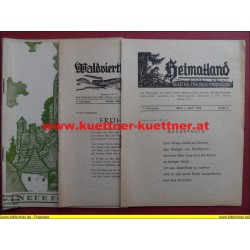 Das Waldviertel 7. Jahrg. / März-April 1958 / Folge 3-4 mit Waldviertler Heimat u. Heimatland
