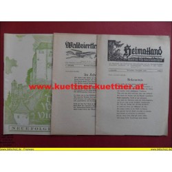 Das Waldviertel 7. Jahrg. / Nov.-Dez. 1958 / Folge 11-12 mit Waldviertler Heimat u. Heimatland