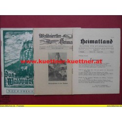 Das Waldviertel 5. Jahrg. / Juli-August 1956 / Nr. 7-8 mit Waldviertler Heimat u. Heimatland