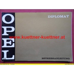 Betriebsanleitung OPEL DIPLOMAT (MÄRZ  1969)