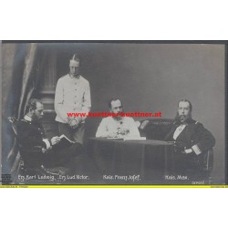 Erz. Karl Ludwig, Erz. Ludwig Victor, Kaiser Franz Josef, Kaiser Max