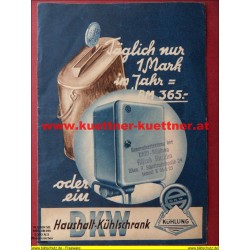 Prospekt DKW Kühlgerät 937 (30er Jahre)
