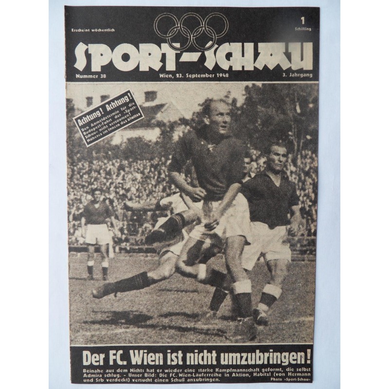 Sport-Schau Nr. 38 - 23. September 1948