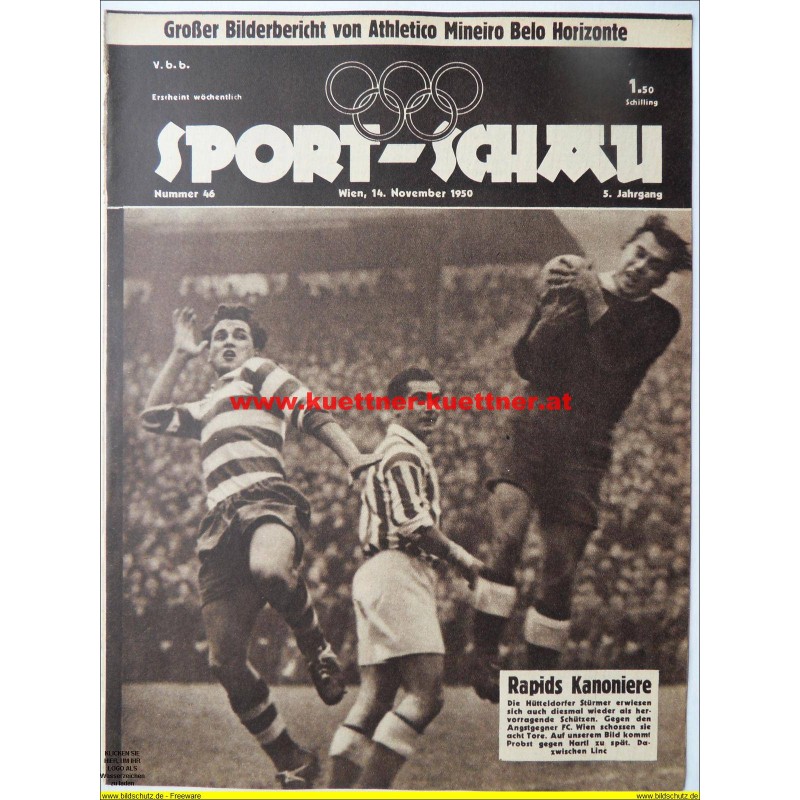 Sport-Schau Nr.46 - 14. November 1950 - 5. Jahrgang