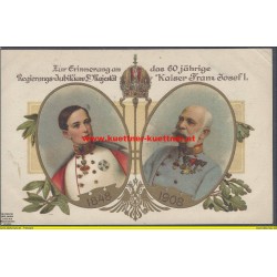 AK - 60 Jahre Kaiser Franz Josef I. (1848-1908)