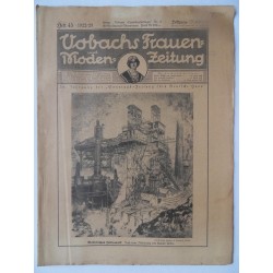 Vobachs Frauen- und Moden-Zeitung Heft 45 / 1922/23 - Mit Schnittbogen4