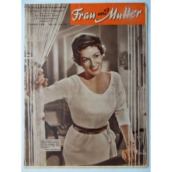 Modezeitschrift Frau und Mutter 1957 Zweites Novemberheft mit Arbeitsbogen4