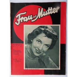 Modezeitschrift Frau und Mutter 1954 - Nr.3 mit Schnittbogen1
