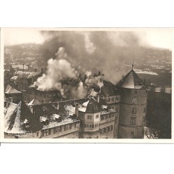 AK - Stuttgart - Dachbrand...
