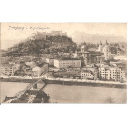 AK - Salzburg v. Kapuzinergarten (S)