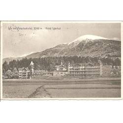 AK - Igls mit Patscherkofel - Hotel Iglerhof (T)