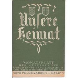 Unsere Heimat / VII Jahrg. / 1934 / Heft 4