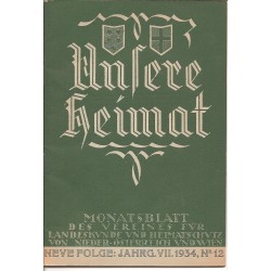 Unsere Heimat / VII Jahrg. / 1934 / Heft 12