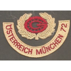 Aufnäher - Österreich München 72 (XX Olympische Spiele) 
