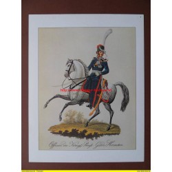 Offizier und Landwehrmann der Kurmärkischen Landwehr, 1813 